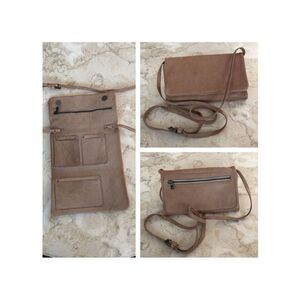 Soho Bags Made In Italy Leather Compact Crossbody Organizer Bag